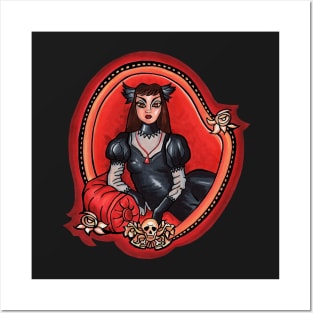 Haunted Mansion Cat Lady Posters and Art